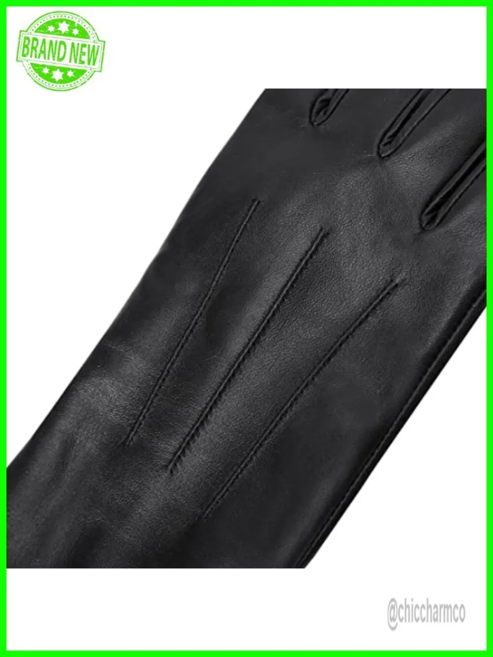 Women's Genuine Sheepskin Leather Touchscreen Winter Gloves